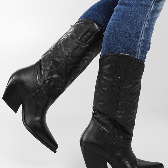 Steve Madden West Leather Western Boot size6.5 - Picture 2 of 16